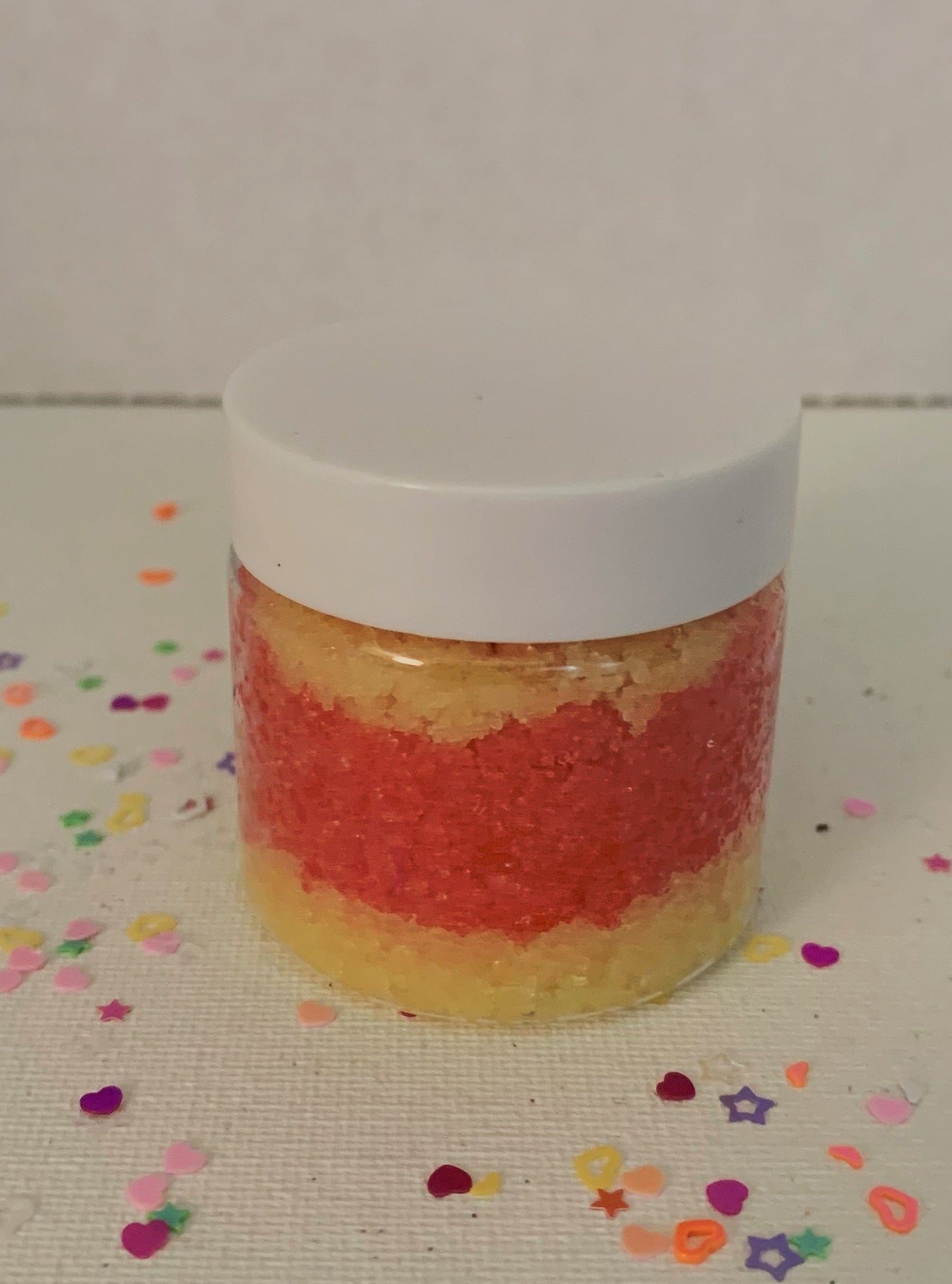 pineapple/strawberry lip scrub