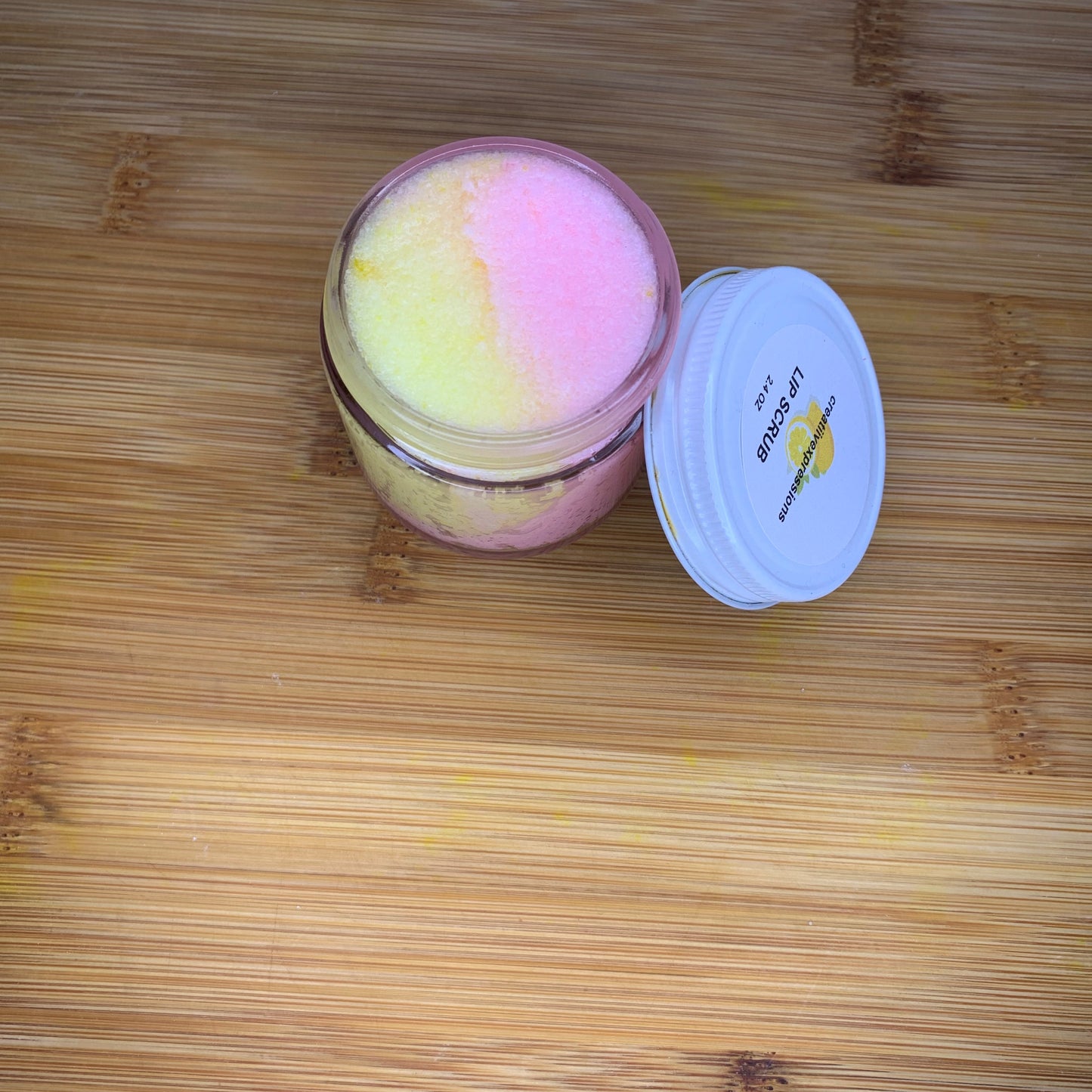 Lemon/Strawberry Lip Scrub